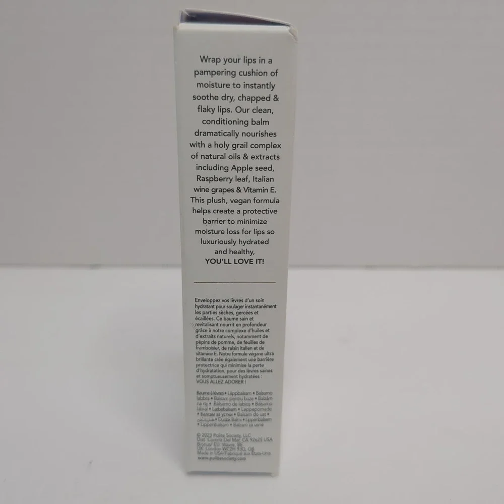 Polite Society LOVE IT Lip Balm Daily Nude Nourishing Plumper  w/ Apple Seed Oil